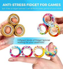 Magnetic Fidget Spinner Rings