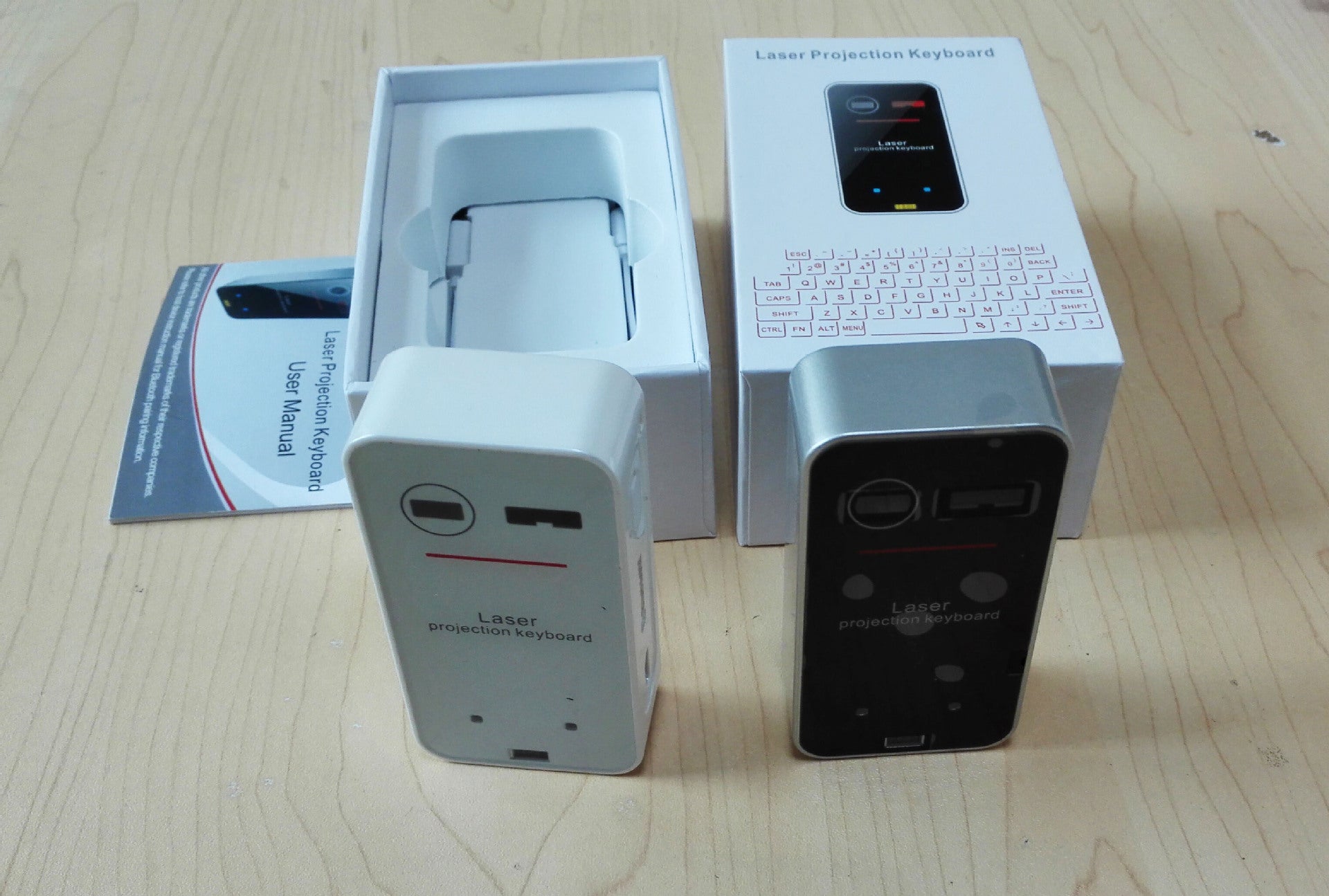 Wireless English Laser Keyboard